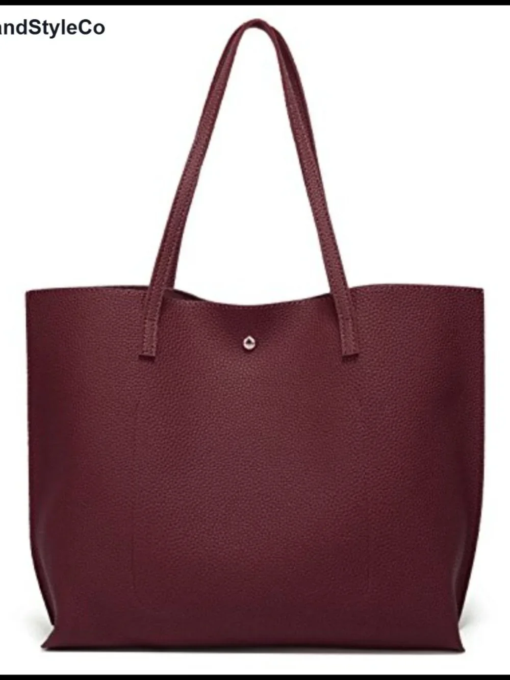 Soft Faux Leather Tote Shoulder Bag Tassel Big Capacity Handbag
